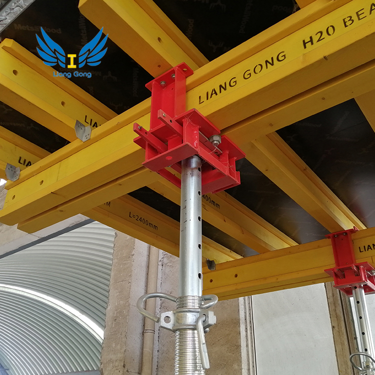 Çin Ekonomik Özelleştirilmiş H20 Timber Işın Tablo Kalıp Sistemi Karmaşık Kat Planı Beton Döşeme Yapısı 